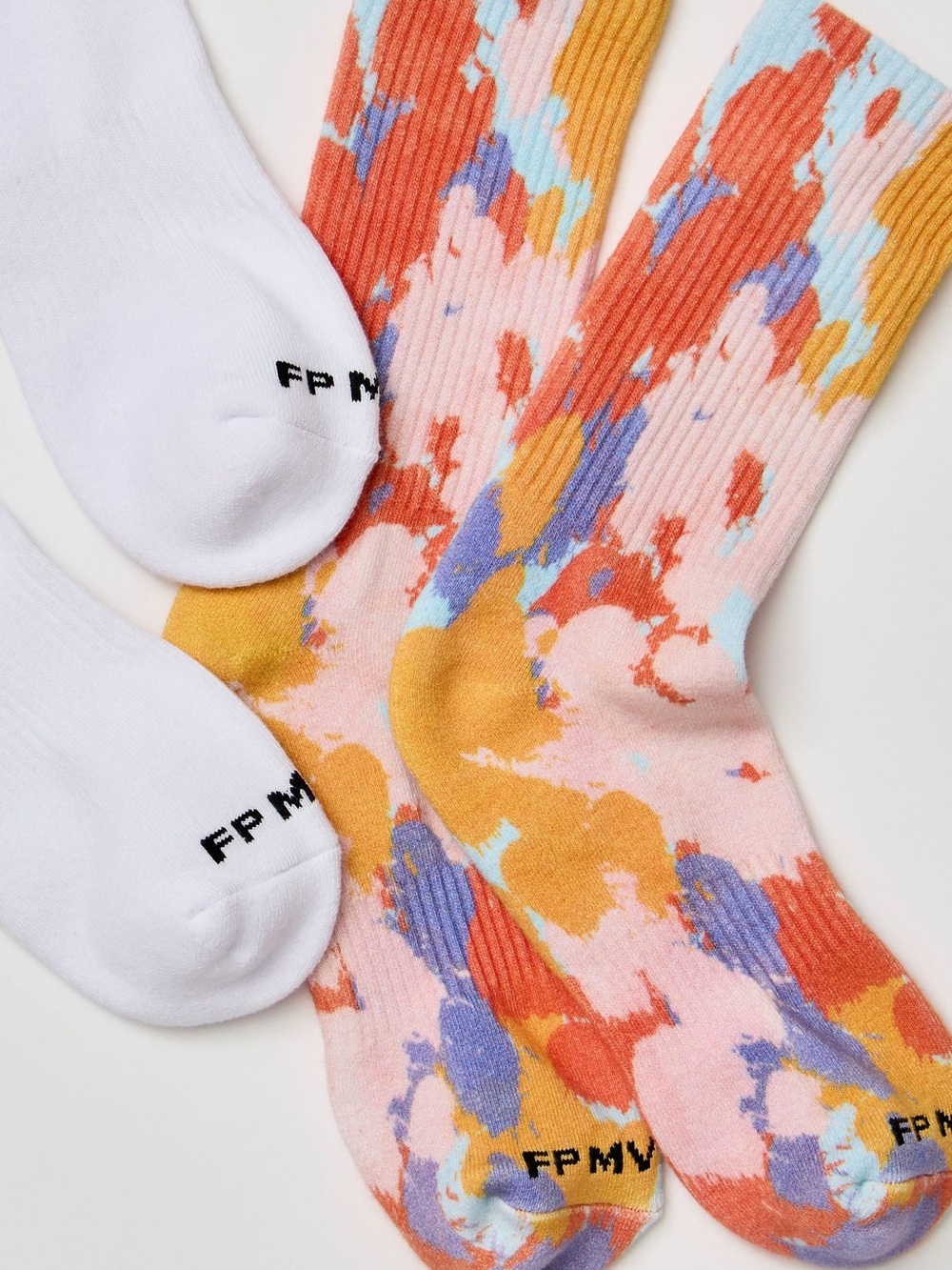 Free People Movement Trail Away Sock Pack- Blush Combo - Picture 2 of 5